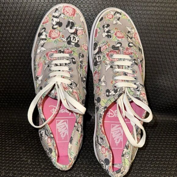 VANS Disney x Authentic Minnie Mouse Digi Roses Comfort Shoe Women’s Size 10.5 - Picture 6 of 8